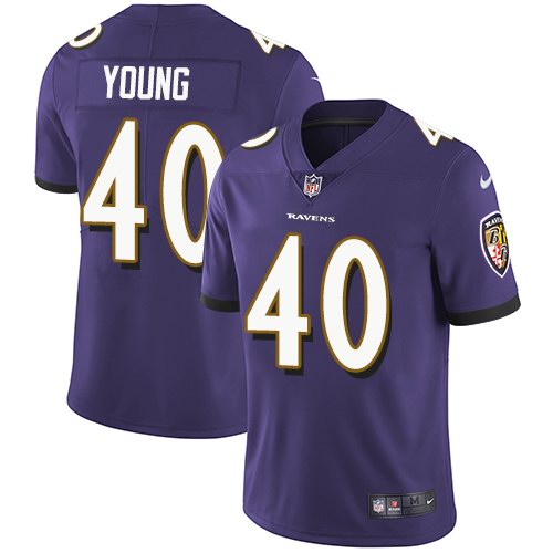 Nike Men & Women & Youth Ravens 40 Kenny Young Purple NFL Vapor Untouchable Limited Jersey,We sell and wholesale Nike Men & Women & Youth Ravens 40 Kenny Young Purple NFL Vapor Untouchable Limited Jersey on line form chian!